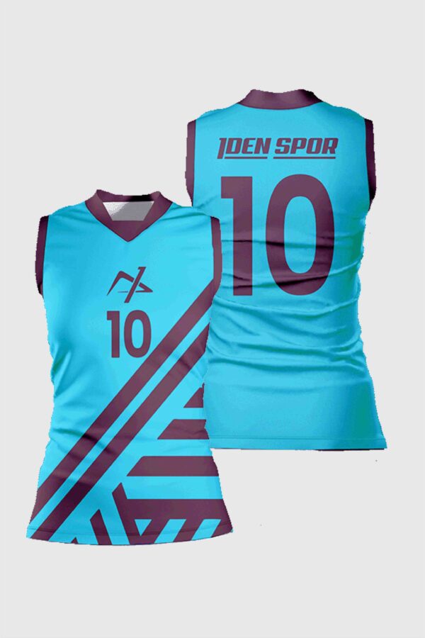 VOLEYBOL FORMA (TEK ÜST) 1DSVU-5 - Görsel 4